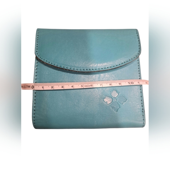 Patricia Nash Turquoise Leather Women's Wallet - Picture 6 of 8